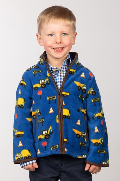 Toddler Fleece Jacket - Digger