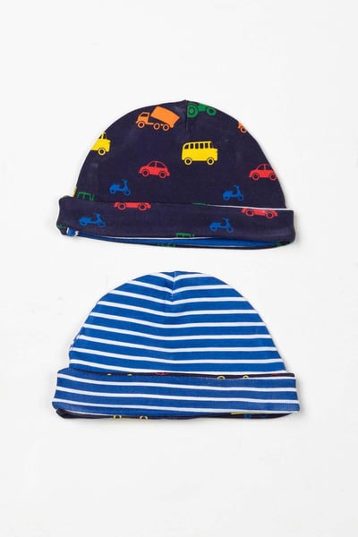 Bonnets pour bébé (paquet de 2) - Automobile Marine