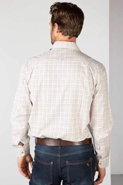 Men's Country Check Shirt - Garton - Garton Brown