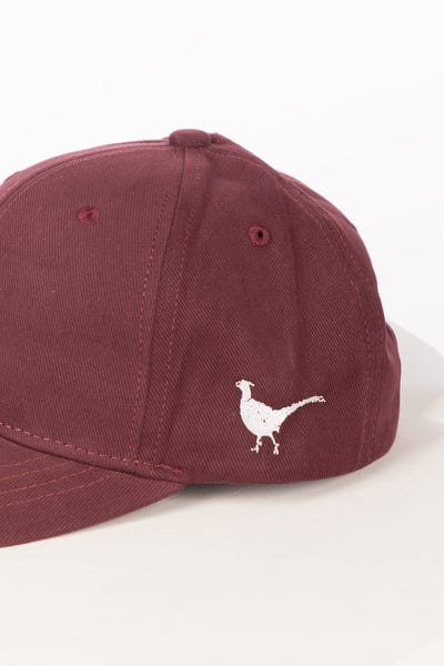 Pheasant Baseball Cap - Ripon - Wine