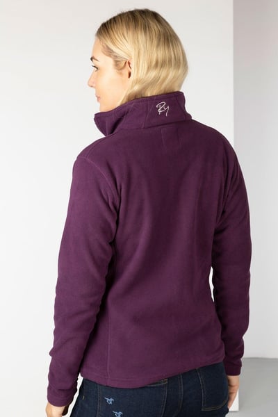 Ladies Full Zip Fleece - Agnes IV - Berry