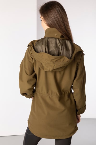 Ladies Long Performance Shooting Smock - Danby - Light Khaki