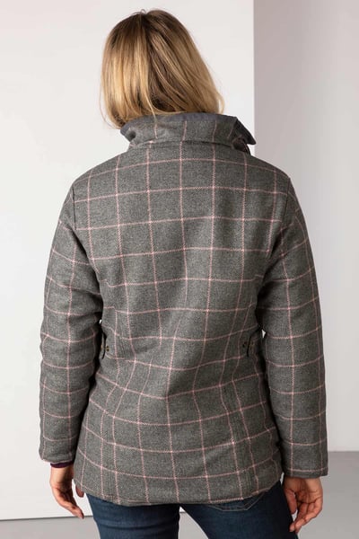 Ladies Tweed Jacket - Wrelton - Grey Check