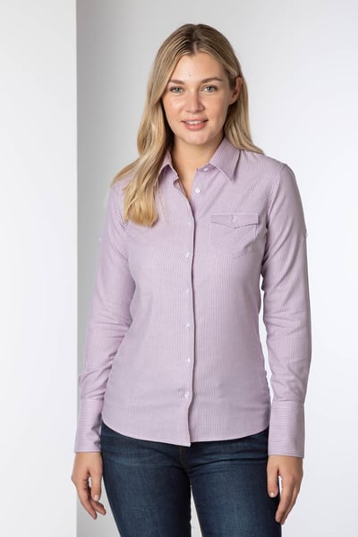 Ladies Hannah Country Shirt - Ava Denim - Denim