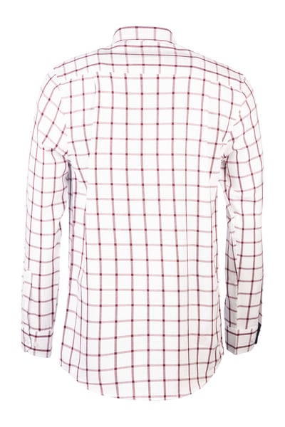 Men's Cotton Twill Country Shirt - Malham Wine