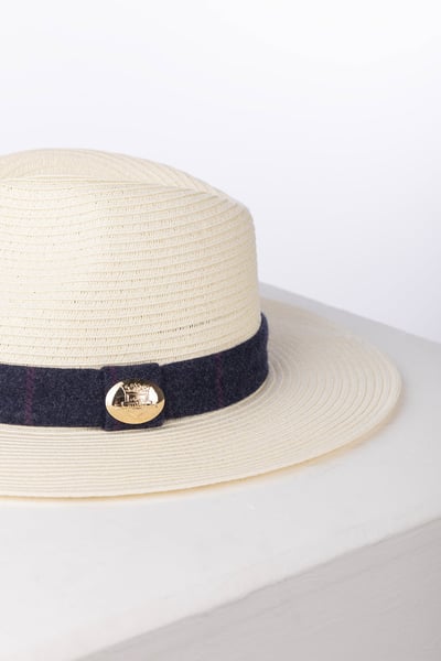 Ladies Panama Summer Hat - Aislaby - Cream