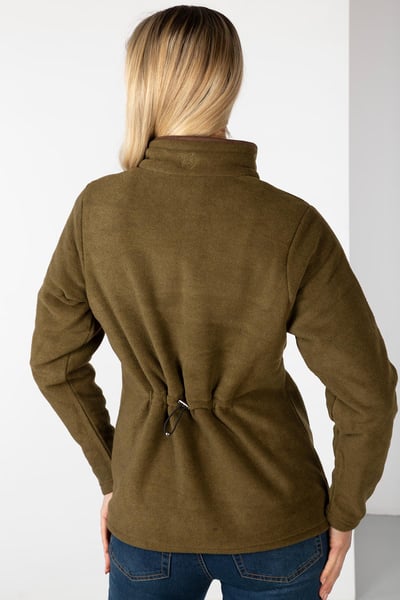 Ladies Huggate Overhead Fleece - Military Green