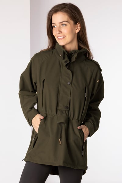 Ladies Long Performance Shooting Smock - Danby - Dark Olive