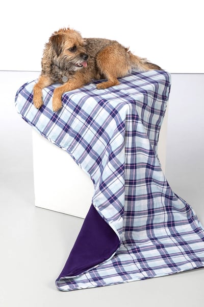 Fleece Dog Blanket - Yapham - Sally Purple