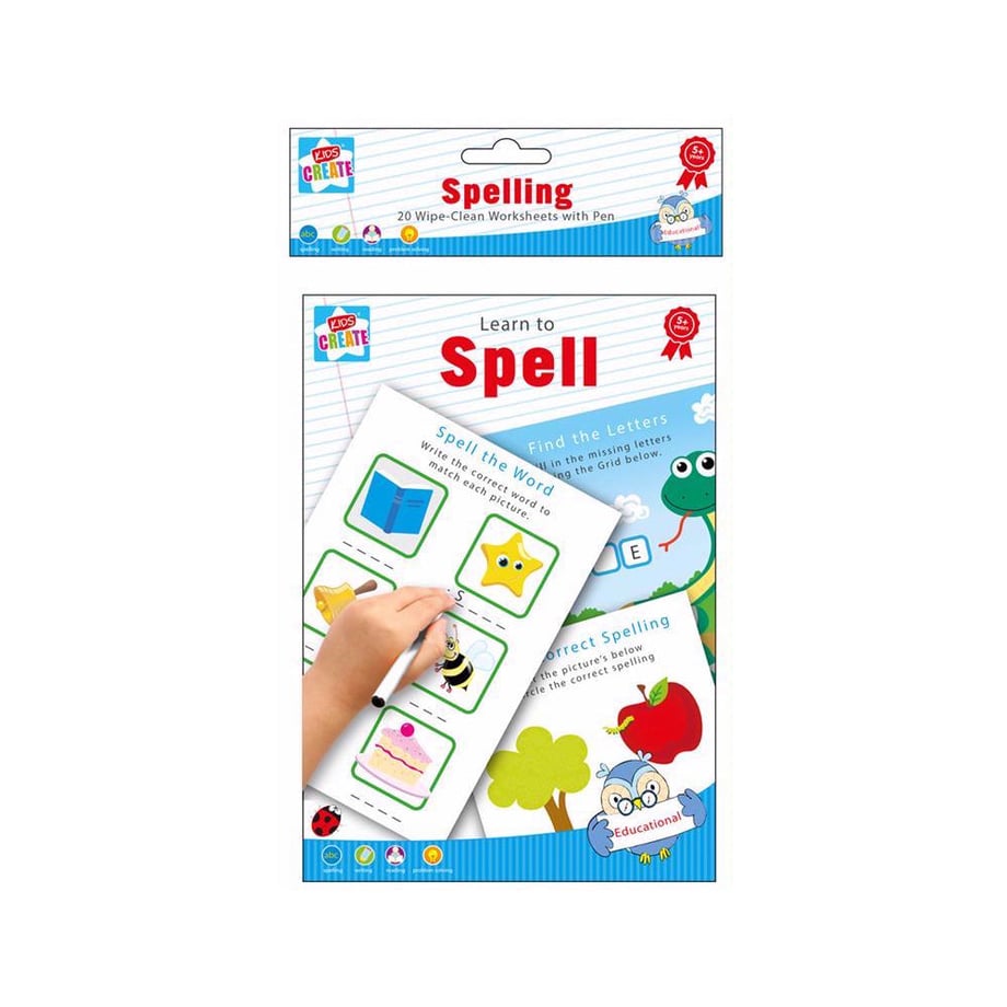 Kids Wipeable Learning Activity Sets UK