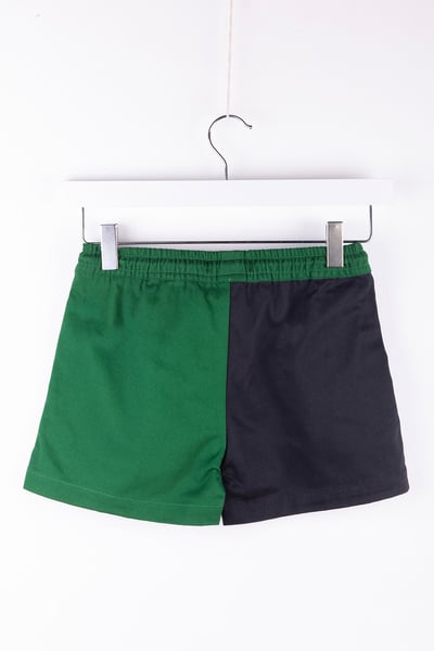 Boys Quartered Shorts - Ganton - Green/Black