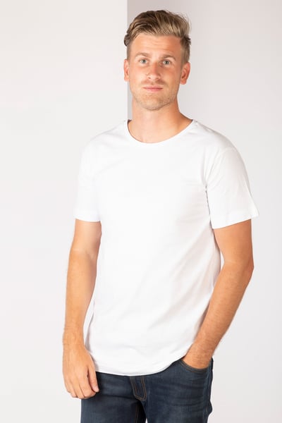 Men's Round Neck T-Shirt - White