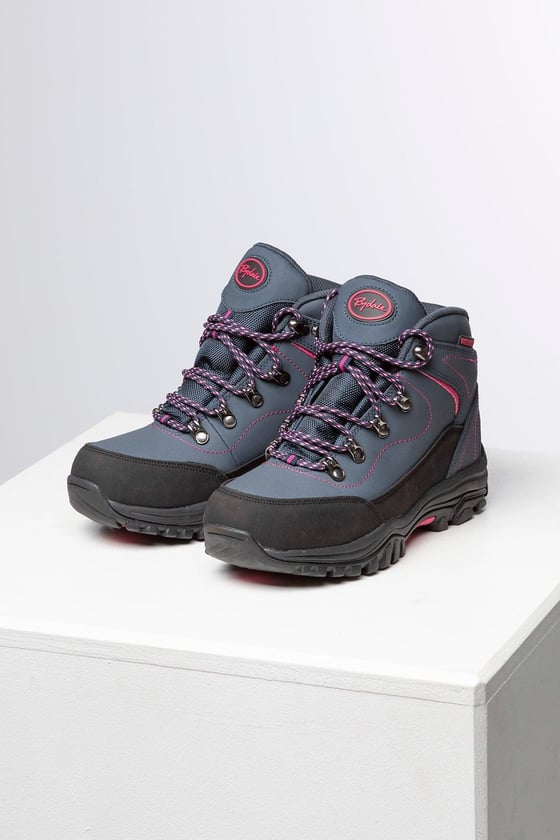 Ladies navy walking store boots