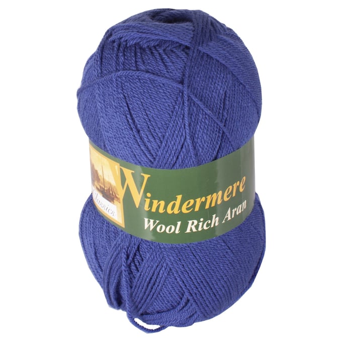 Loweth Windermere Wool Rich Aran Yarn 400g UK