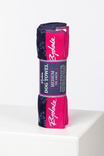 Medium Dog Drying Towel - Yapham - Navy