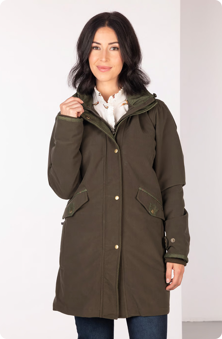 Ladies 3/4 Length Coat