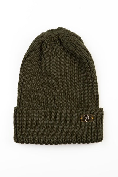 Ladies Beanie Hat - Bella - Olive