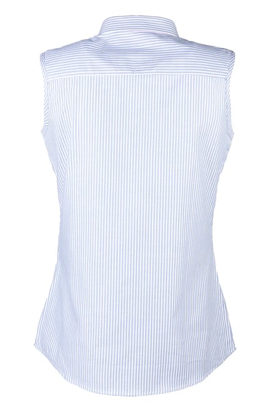 Ladies Hannah Sleeveless Country Shirt - Matilda - Matilda Blue