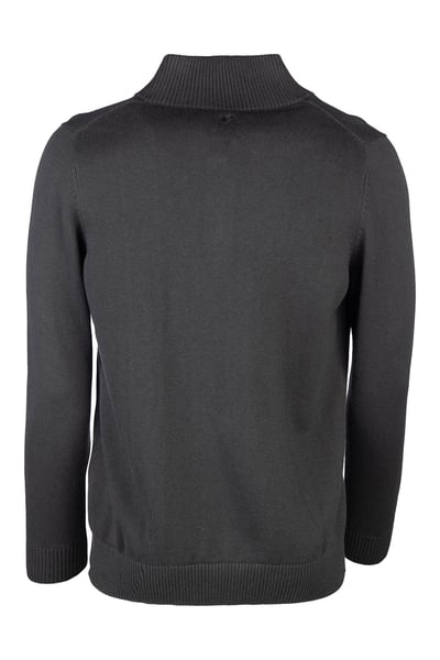 Men's Quarter Zip Jumper - Wetherby - Dark Grey
