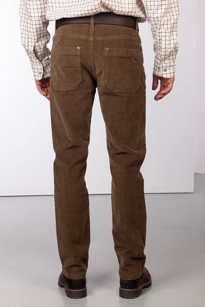 Men's Straight Leg Corduroy Trousers - Rupert - Sand