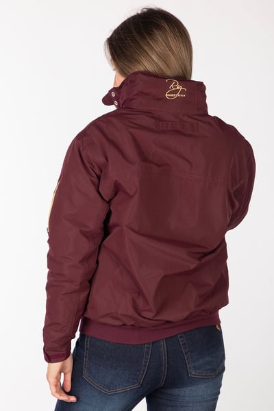 Ladies Equestrian Bomber Jacket - Ripon IV - Dark Burgundy