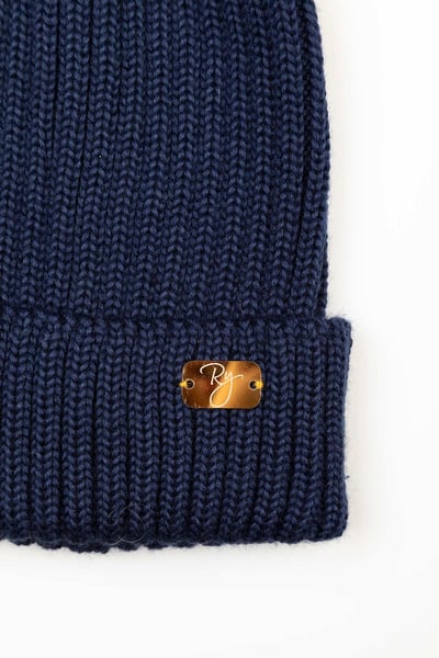 Damen Bommelmütze - Bella - Marine