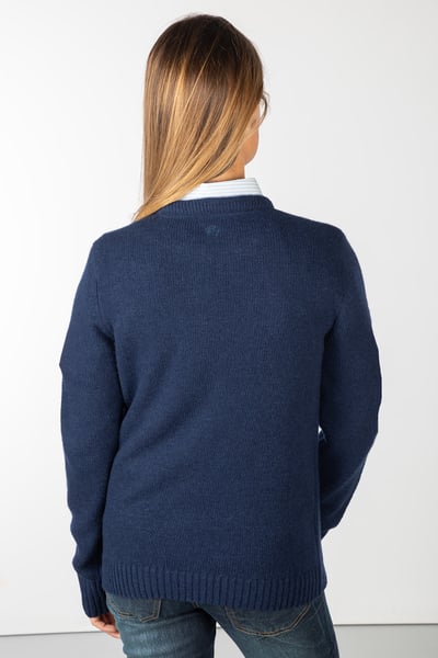 Ladies Crew Neck Character Knit Jumper - Puddles The Duck