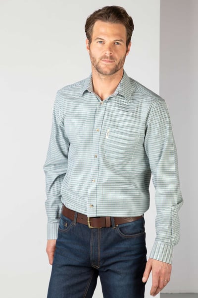 Men's Country Checked Shirt - Millington - Millington Green