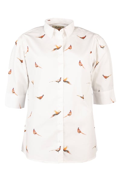 Chemise à manches courtes pour femme - Wistow - Faisan Blanc