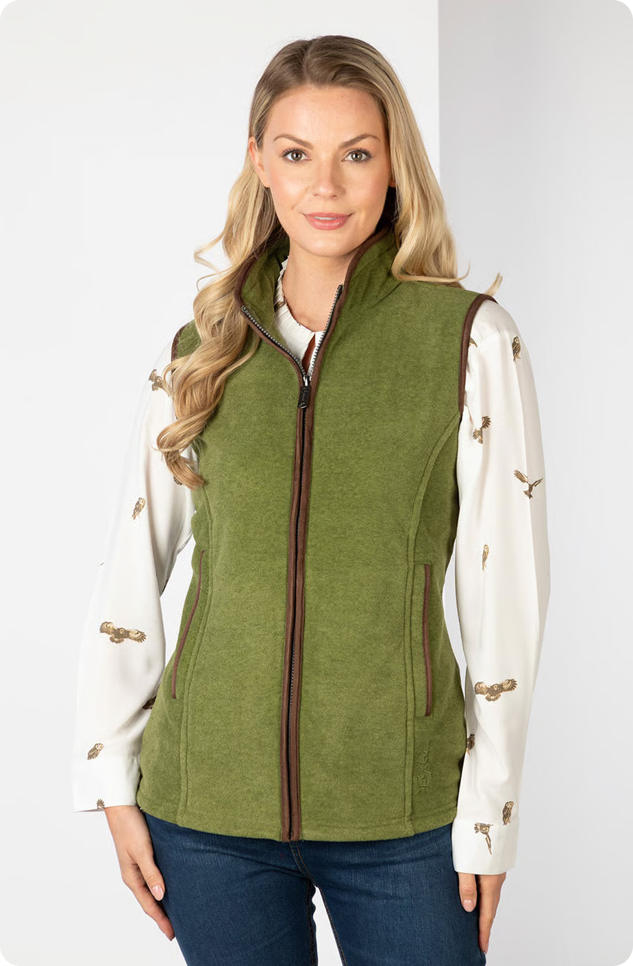 Ladies Premium Fleece Waistcoat