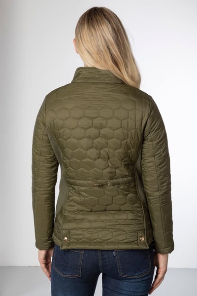 Ladies Quilted Jacket - Wrelton II - Khaki