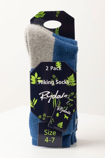 Ladies Hiking Socks - Atwick - 2 Pack - Denim