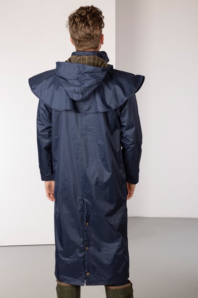 Men's Full Length Riding Coat - Brompton IV - Dark Navy