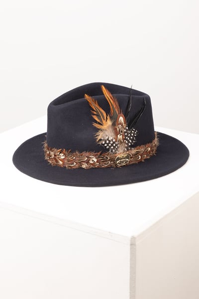 Damen Wollfilzhut - Helmsley - Marine