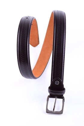 Patterned Leather Belt 5028