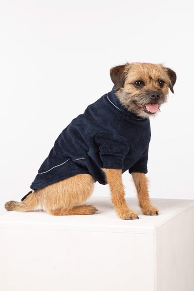 Plüsch-Fleece-Hundepullover - Yapham - Marine