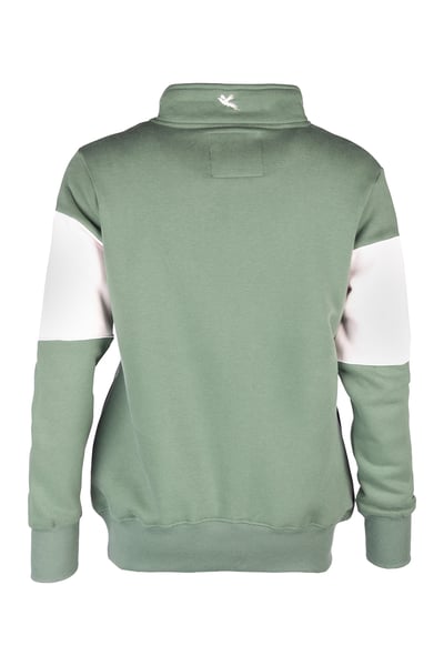 Ladies Rydale Sweatshirt - Byland - Rydale Thyme/Pale Pink