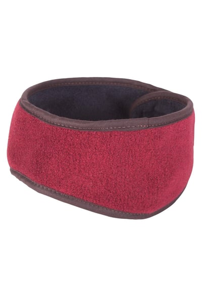 Ladies Fleece Headband - Harpham - Red