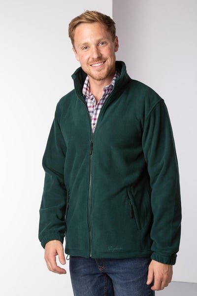 Men's Full Zip Fleece Jacket - Flaxton III - Spruce