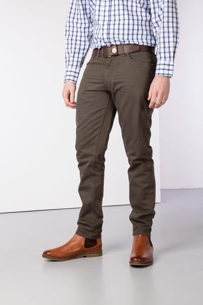 Men's Chino Jeans - Rupert - Khaki