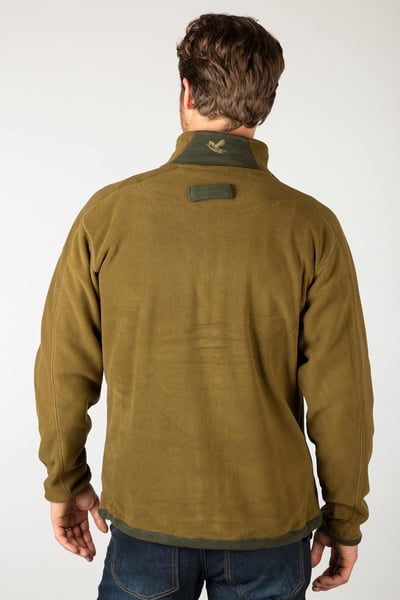 Men's Full Zip Fleece Jacket - Gransmoor - Light Khaki