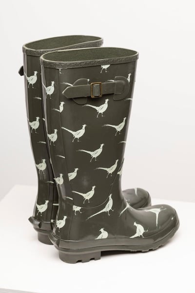Ladies Wellingtons - Ripon III - Olive Pheasant