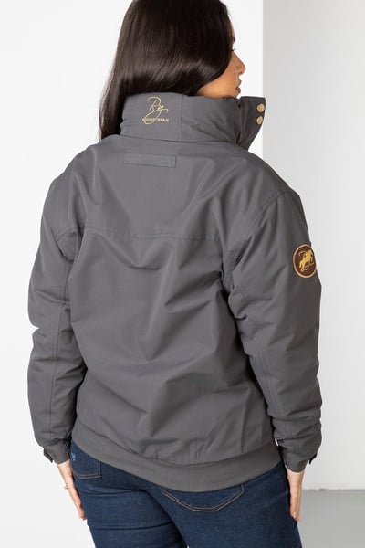 Ladies Equestrian Bomber Jacket - Ripon IV - Dark Grey