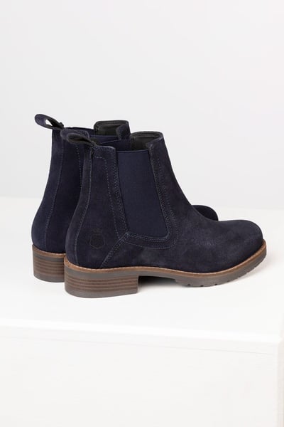 Damen-Chelsea-Stiefel aus Wildleder – Allerston - Marine