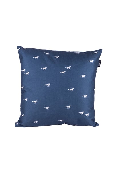 Wistow Medium Galloping Horse Cushion Cover - Horse Navy II