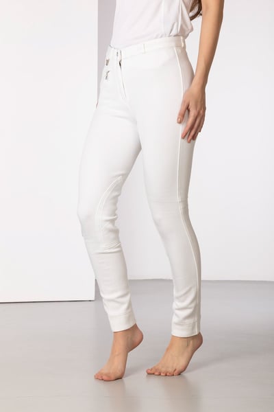 Ladies Sherwood Forest Yield Jodhpurs - White