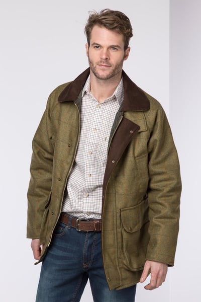 Men's Derby Tweed Shooting Jacket - Mid Check