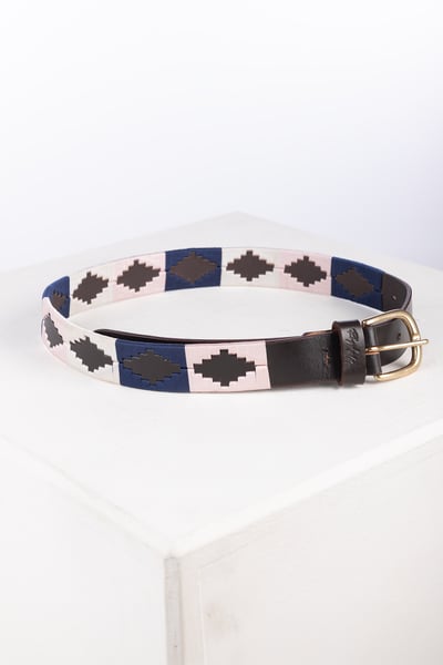 Polo Belts - Askwith - Denim/White/Sorbet