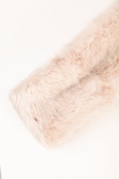 Ladies Faux Fur Headband - Pink
