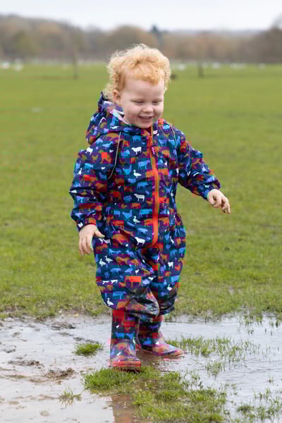 Toddler Puddle Suit - Farmyard